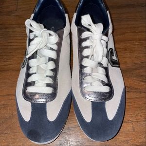 Coach Ian Metalic Navy/Chalk Sneakers Size 7.5*